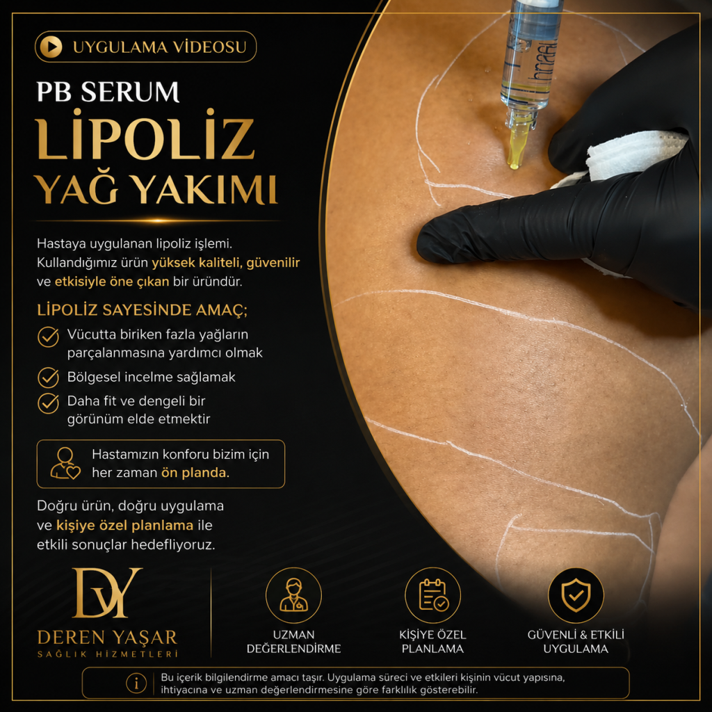 PB Serum Lipoliz Yağ Yakımı Uygulaması